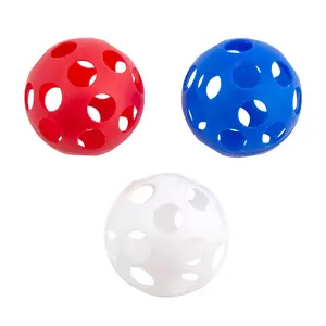 Patriotic Plastic Baseballs - 12 Pc.