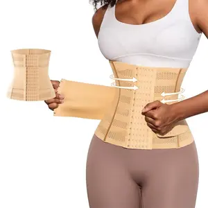 Waist Trainer,  1 Count Double Layer Fixed Enhanced Tummy Control Belt, Waist Cincher, Shapewear, Sports Protective Gear for Women
