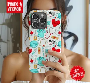 Nurse Life Phone Case Mag Safe Compatible Magnetic Tough Cases