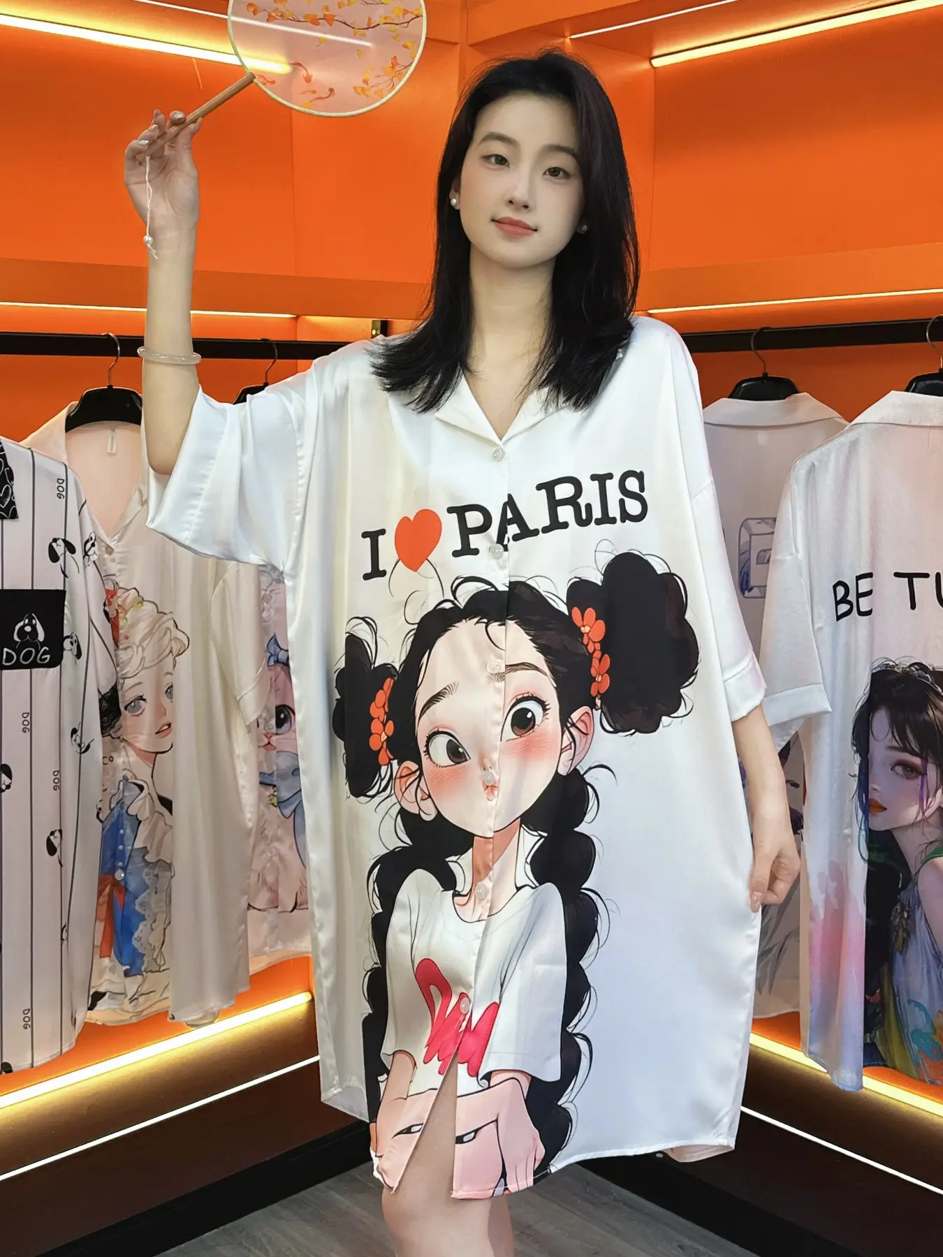 Women's High-End Satin Smooth Sleepwear, Soft Comfortable Home & Choice, Fashion Trendy Skin-Friendly Fabric, Lightweight Invisible Wear