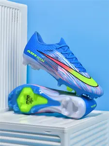 Men's High-End Seamless Football Shoes, Anti-Slip Durable Outdoor Lawn Soccer Shoes, Super Grip and Support, Fashionable Sporty Style