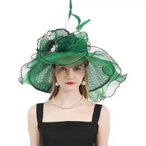 Womens Organza Church Derby  ascinator Kentucky Hats or Women