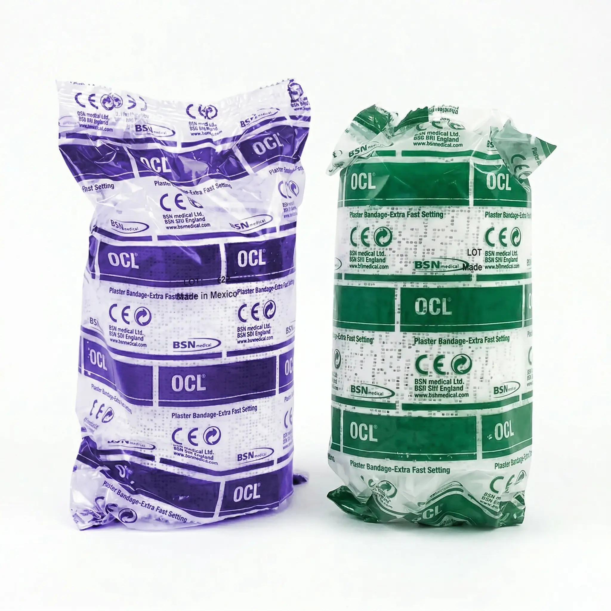 Bulk Buy 8" OCL Plaster Bandages - Medical Grade Plaster Cloth Rolls - 8" x 5yd (4 Dozen / 48 Rolls)