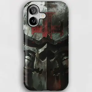 Kriegshammer Orc Within Orc Without iPhone Case, Tough Dual Layer Protective Cover, Warhammer 40K Orcs Gaming Gift