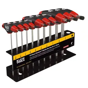 Journeyman 10-Piece SAE T-Handle Tool Set with Stand Klein Tools