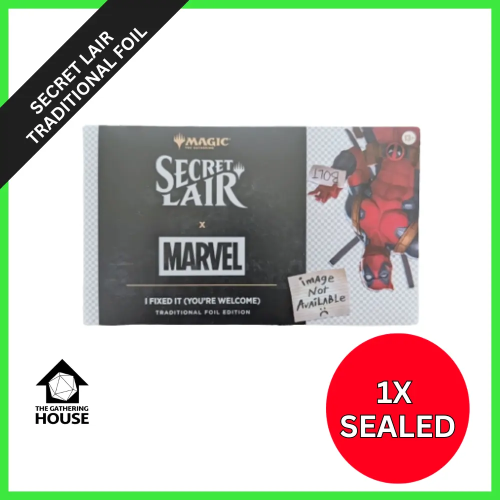 Secret Lair Drop: Secret Lair x Marvel's Deadpool: I Fixed It (You're Welcome) - Traditional Foil Edition - Secret Lair Drop Series (SLD) - Magic the Gathering MTG