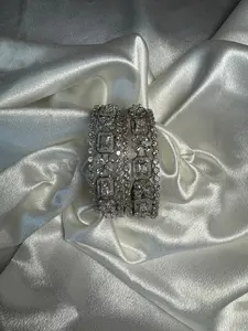 Statement Phool AD Bangles Set