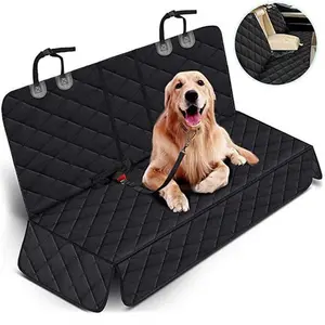 Pet Car Seat Cover 600D Oxford Fabric Dog Cat Back Seat Protector Nonslip Anti-Scratch Waterproof Car Mat for Pets