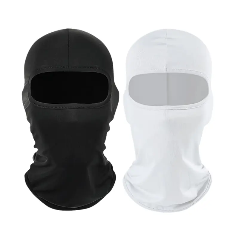 Balaclava Face Mask Dustproof Windproof UV Protection Open Eye Face Covers for Outdoor Sports Cycling Motorcycle Skiing, Black