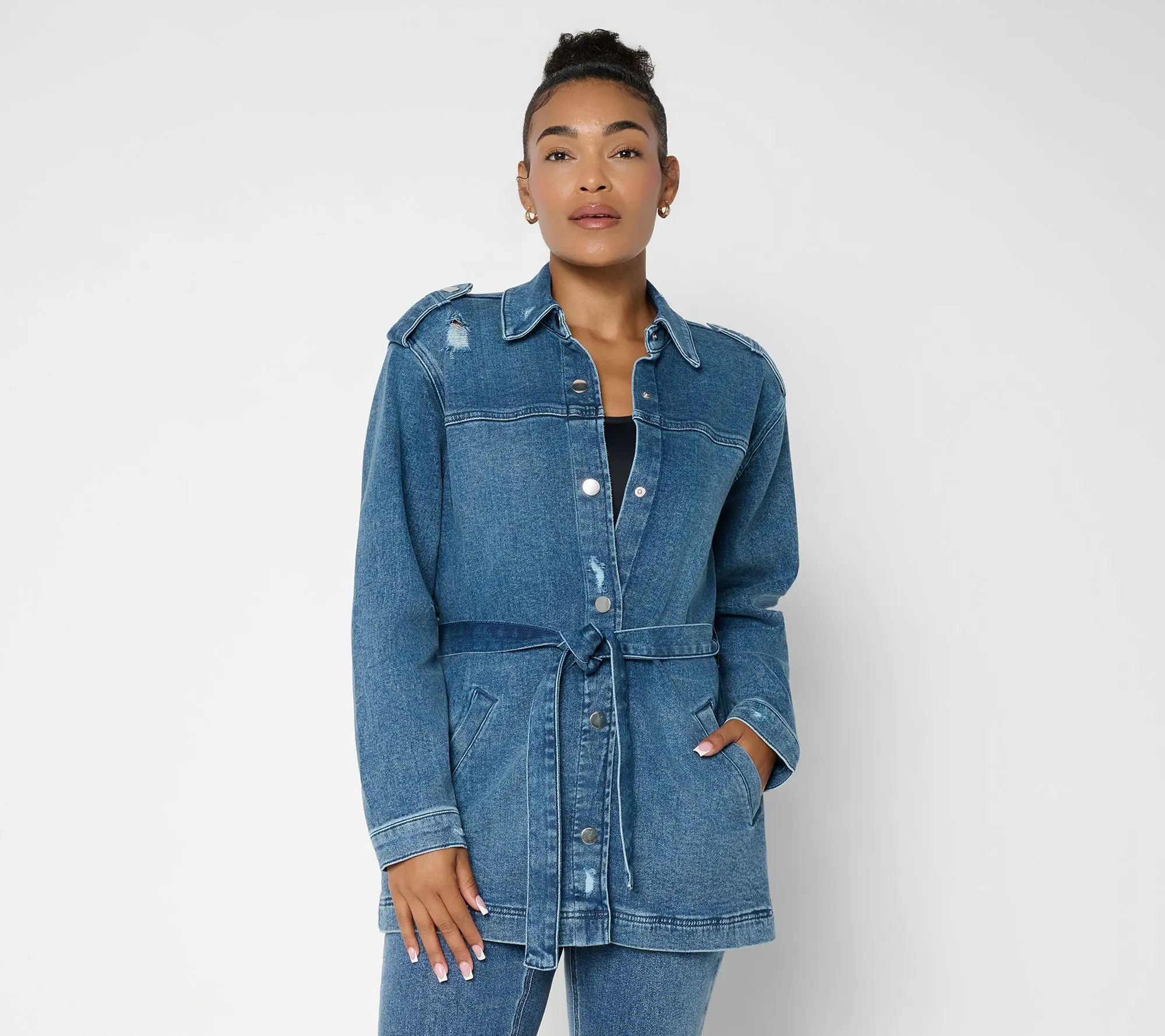 Mally Roncal FierceFlex Regular Super Chic Denim Jacket