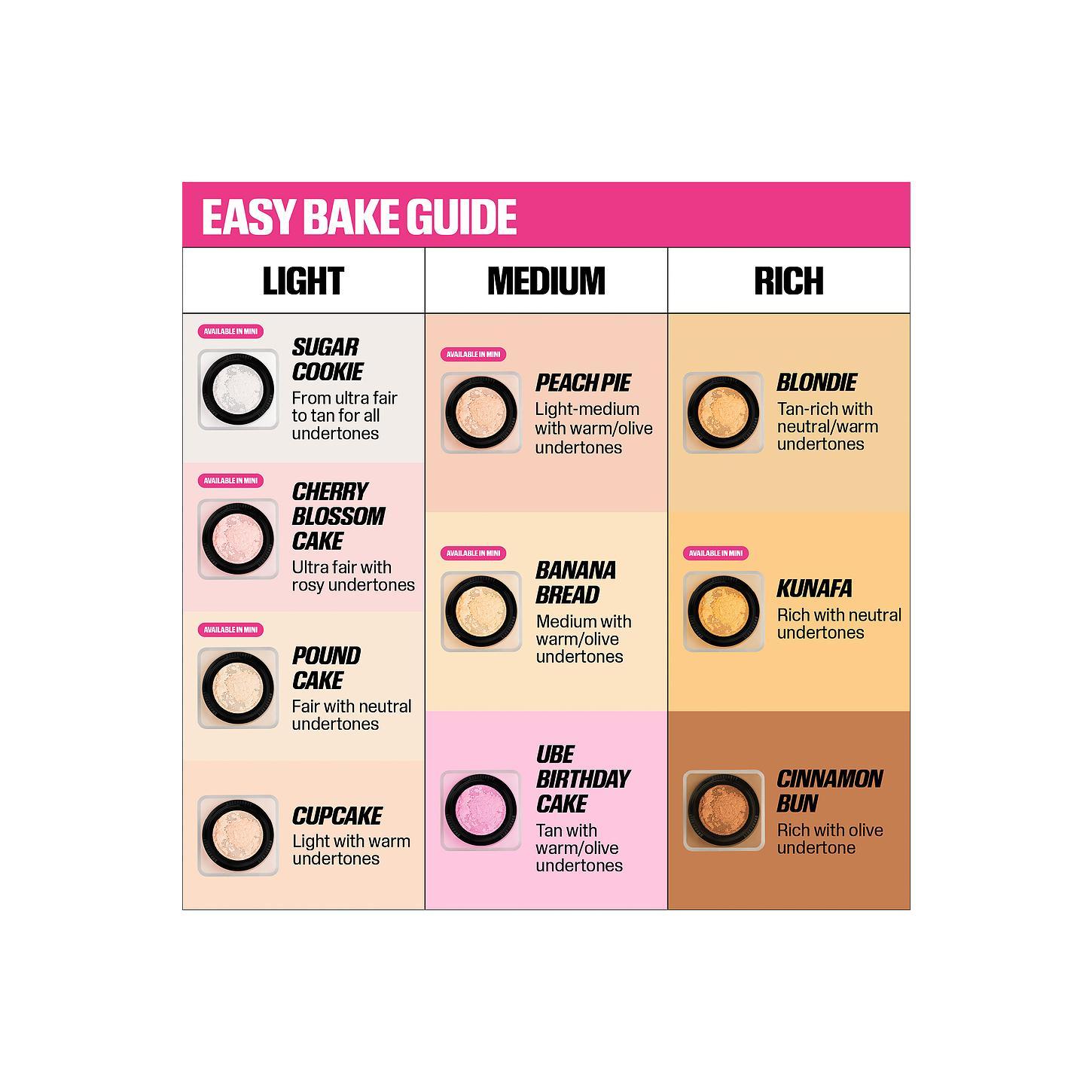 Huda Beauty Mini Easy Bake Loose Powder in Kunafa Huda Beauty Mini Easy Bake Loose Powder in Kunafa