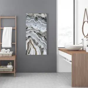 360 Stand 24x48 in. High Detail Abstract Geode Canvas - Minimalist Decoration, Bedroom Decor for Modern Home Supplies Posters & Prints