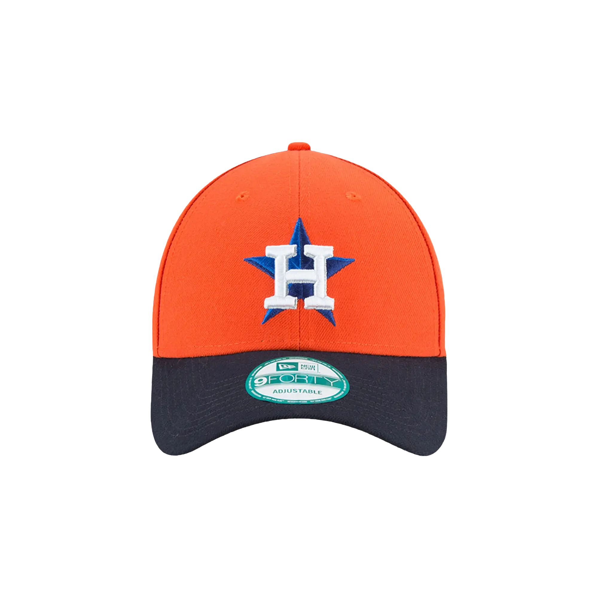 9FORTY Houston Astros The League Strapback Hat "Orange / Black - Visor" NE589