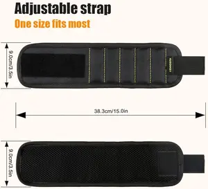 Magnetic wrist strap processing, electrician, woodworking, velcro, magnetic wristband, hardware, strong magnetic wrist strap