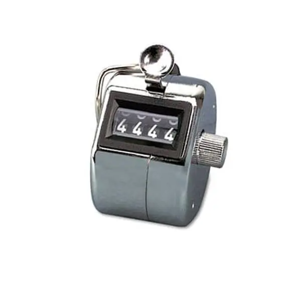 Advantus 9841000 Tally I Hand Model Tally Counter Registers 0-9999 Chrome