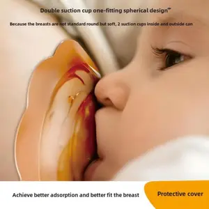 1pc Silicone Comfort Breast Shields - Breast Shells & Creams for Portable Nipple Protection, CPC Certified BPA-Free, Soft and Gentle for Breastfeeding Mothers, Perfect Gift for New Year, Christmas, and Valentine's Day