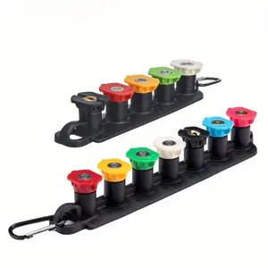 High Pressure Washer Tips Set With Nozzle Holder 7 Nozzle Tips 1/4 Inch Quick Connect 4000 PSI High Pressure Nozzles