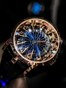 12 Round Table Knights Party High-Quality Men's Watch, Couple's Gorgeous Gift Wristwatch, Popular Light Luxury Niche Watch, Men's Punk Exquisite Gift Wristwatch