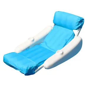 Swimline Sunchaster SunSoft Luxury Outdoor Lounge Chair, Swimming Pool Float