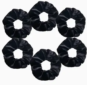 12pcs Satin Silk Hair Scrunchies Set for Women, Solid Color Soft Elastic Non-Damaging Hair Ties, Suitable for High Ponytail & Casual Daily Wear, Perfect Gift for Her