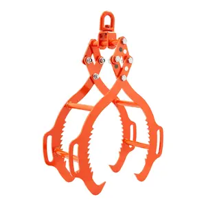 VEVOR 36in Log Lifting Tongs, 4-Claw Log Tongs, Heavy Duty Steel Log Grapple, 3300LBS Lifting Capacity, Swivel Log Graper Timber, Eagle Claw Design, Log Skidding Tongs for Trucks, Tractors, Forklifts
