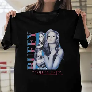 Buffy The Vampire Slayer Sunnydale High School Mascot Vintage 90s Horror Unisex T-Shirt, Size Up to 5XL