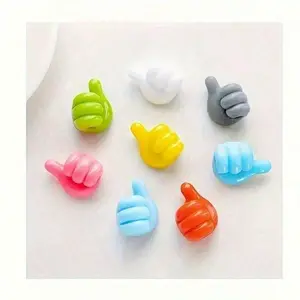27 Pieces Multifunctional Cable Organizer Set - Adhesive Cartoon Hand Cable Clips, Silicone Phone & Data Cable Management Hooks, Household Storage Solution, No Electricity Required