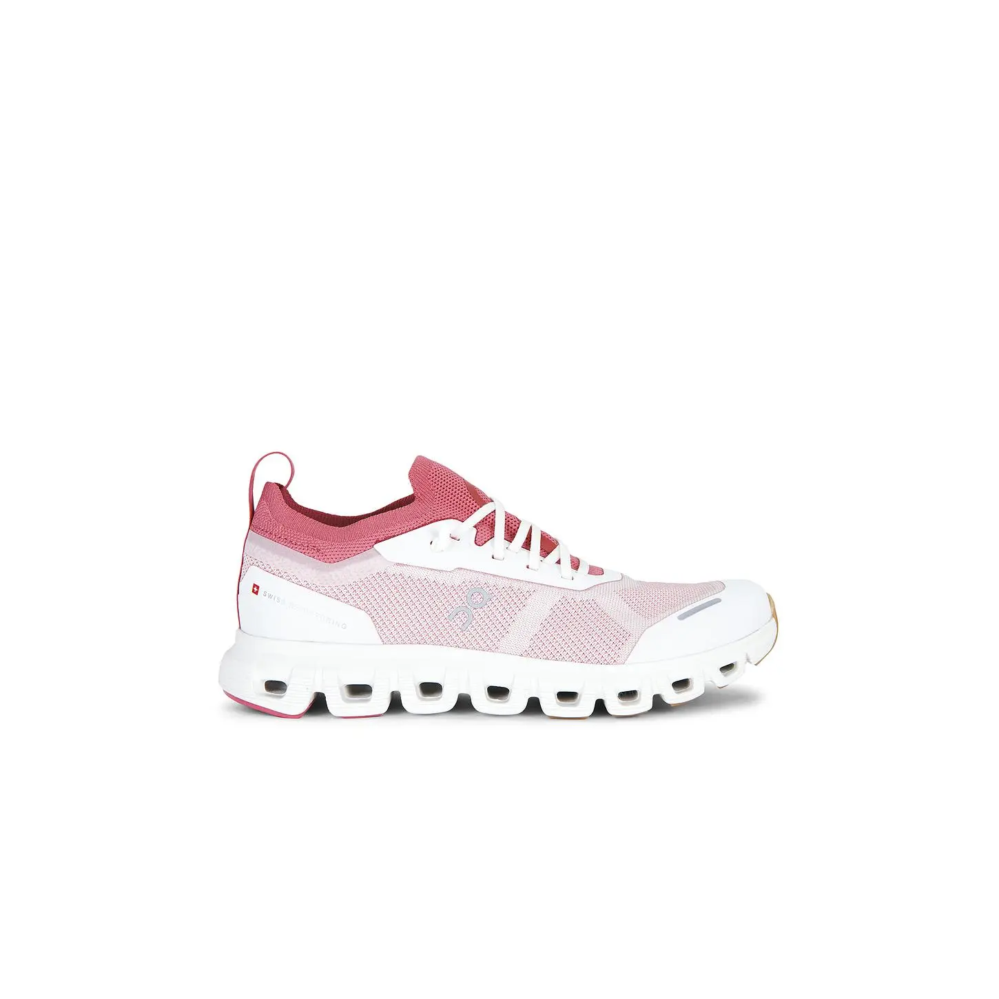 Women's On Cloud 6 Versa Casual Trainers - Ivory & Camellia, Mesh Upper, Laces Design, Trainer Look, Ideal for Casual Wear