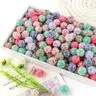 18mm Acrylic Beads Mix (24pcs/box), DIY Jewelry Making Supplies for Bracelet & Necklace & Earrings, Fashion Accessories for Jewelry Making