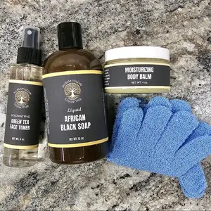 Nubian Glow Liquid Black Soap Bundle