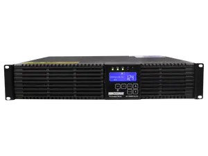 Minuteman EC1500RTXL2U Encompass Series: high-end, true sine wave, Extended Runtime, Online UPS, rack/tower, 1500VA/1350W, 120V, power factor 0.9, (6) Controllable 5-15R Battery & Surge-protected