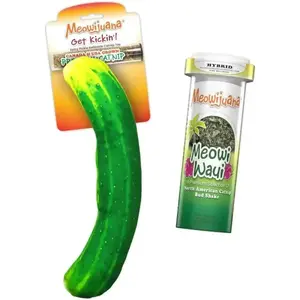 Meowijuana Get Kickin Spicy Pickle Kicker Cat Toy