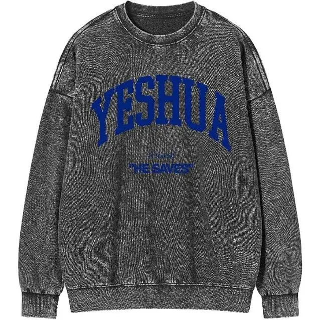 Yeshua Christian Washed Sweatshirt