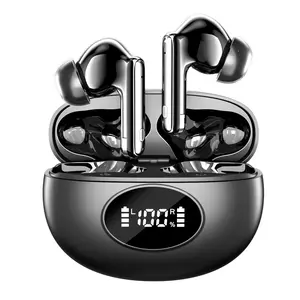Wireless Earbuds Bluetooth 5.3 Headphones 48H Stereo In-Ear Earphones with 4 ENC Mics for Clear Calls, Noise-Cancelling Ear Buds with LED Display Charging Case, IP7 Waterproof Sports Headset for Android & iOS
