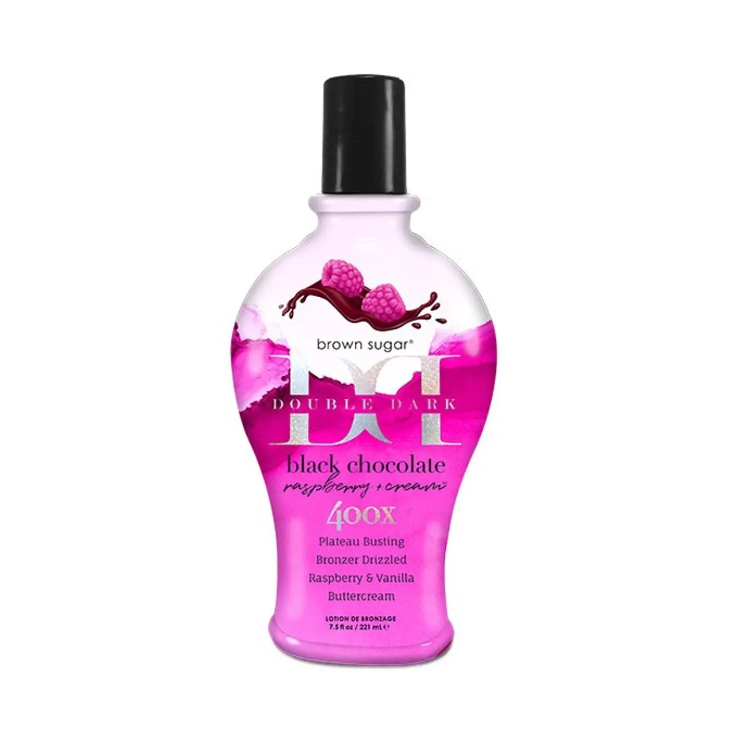 Double Dark Black Chocolate Raspberry Cream 400X Bronzer 7.5 oz Body Care Hydrating