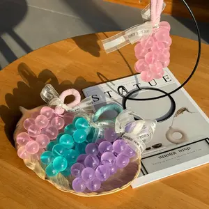 Crystal Grape Cold Process Soap 250g, Natural Skincare Handmade Grind Craft, Long-Lasting Scented Hand Wash Soap Gift for Friends