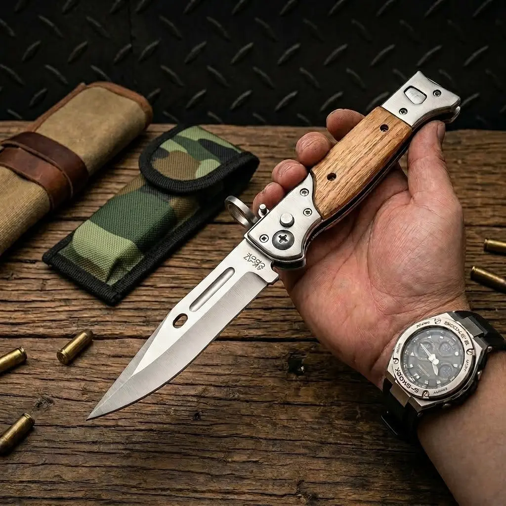 Portable EDC Utility Tool for Camping & Hiking Reusable Foldable Tool Stainless Steel Knives Portable EDC Utility Tool for Camping & Hiking Reusable Foldable Tool Stainless Steel Knives