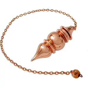 Unique Design Copper Metal Cone Point Openable Pendulum.Healing Reiki Pendulum For Divination and Dowsing..