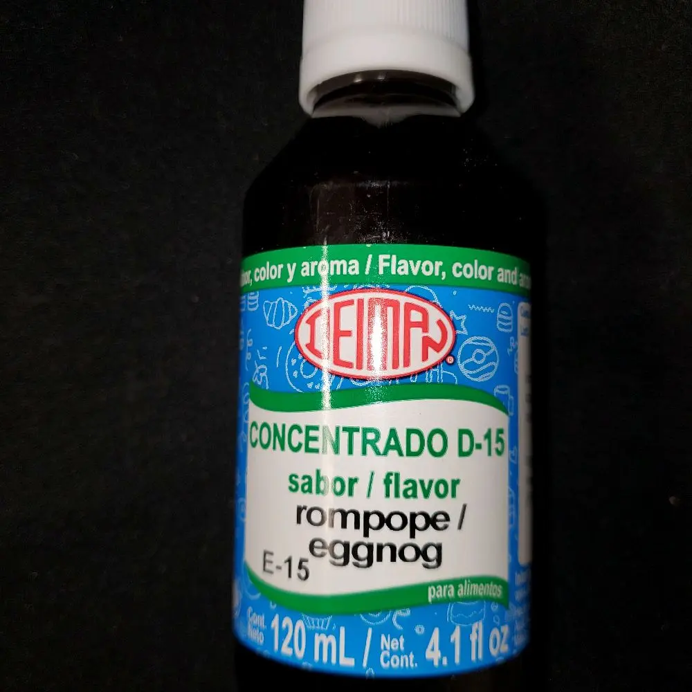 Concentrado: Rompope Flavor Extract
