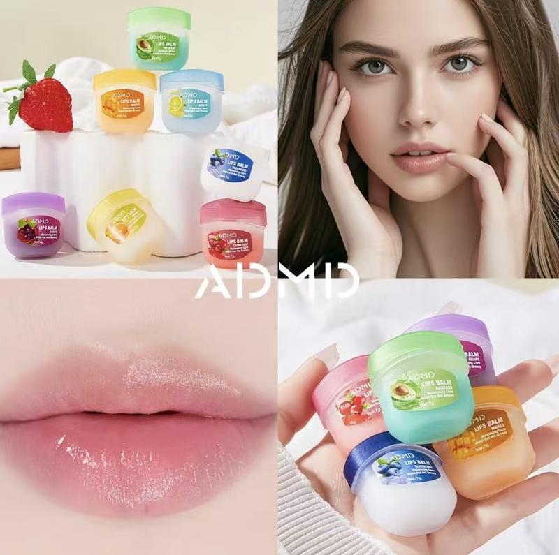 ADMD Fruit Flavored Lip Glosses &Night Balms Colorless Lipsticks MoisturizingNourishing Lip Masks Small Convenient PartySeasonal Gifts