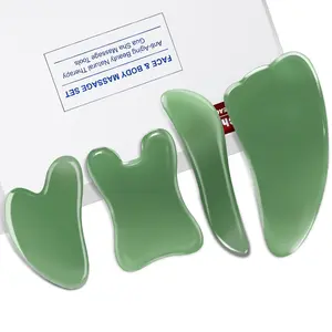 Gua Sha Massage Tool, Set of 4 Gua Sha Facial Tools, Gua Sha Board for Spa Acupuncture Trigger Point Treatment, Gua Sha Massage Tool