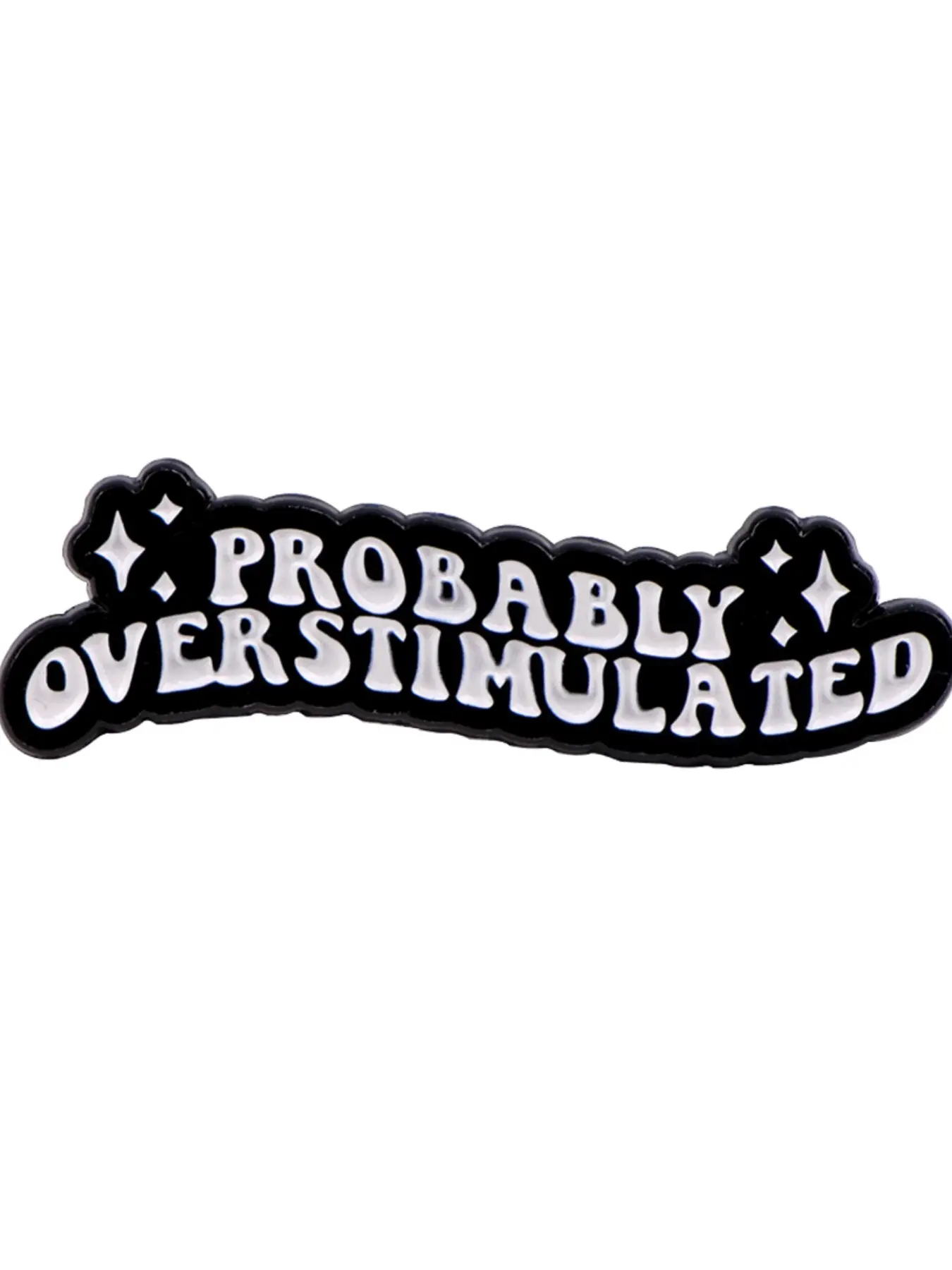 Creative Quote Cartoon Pins & Brooches, Vintage English Short Phrase Badges, Personalized Unisex Zinc Alloy Casual Accessories, Pin Included, Metal Pin, Letter Brooch Pin, Badge Decoration, Decorative Badge