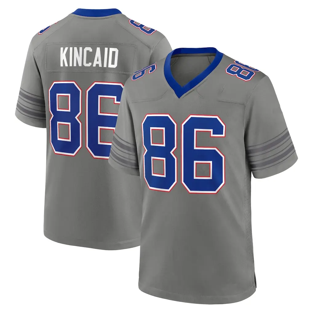 Bills Men's Football Jersey #86 Kincaid Stitched Player Shirts with Full Logo Details - Game Day Fan Apparel