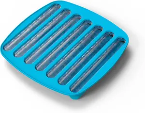 Cheer Collection Silicone Ice Stick Tray for Water Bottles - Easy Pop Out - Thin Ice Cube Mold for Sports and Water Bottles