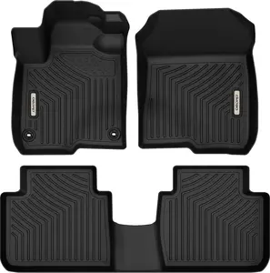 YITAMOTOR Floor Mats Fit for 2023 2024 2025 Honda HR-V, All-Weather HRV Floor Liners Custom Fit Car Mats Includes 1st and 2nd Row, Black