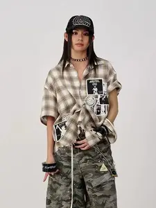 Vintage Patch Plaid Shirt