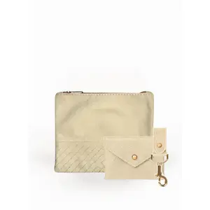 Large Pouch, Coin Pouch & Keychain Bundle