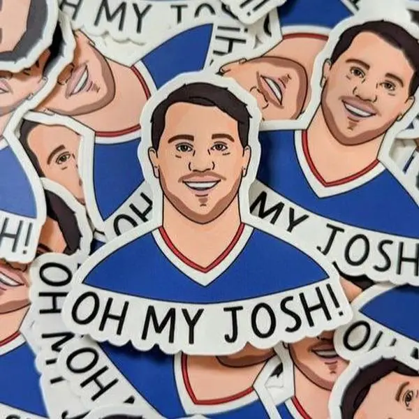 Oh My Josh – Josh Allen Buffalo Bills Vinyl Sticker