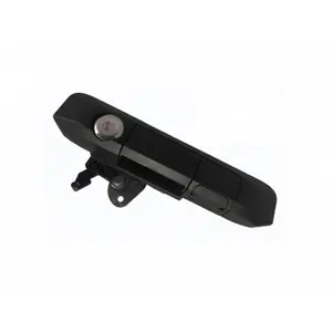 Pop & Lock  Full Handle Replacement with Bolt Codeable Tail Gate Lock Cylinder for 2005-2015 Tacoma, Balck