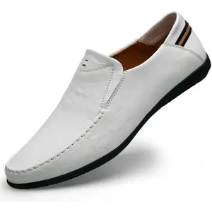 Loafer Premium Genuine Leather Men's Casual Shoes Slip On Mens Driving Penny Loafers for Men Lightweight Breathable